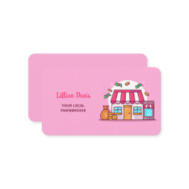 Tarjeta De Visita Tienda de peones