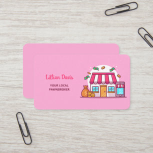 Tarjeta De Visita Tienda de peones