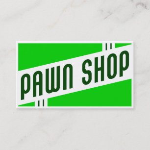 Tarjeta De Visita tienda de peones retro
