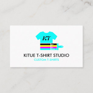 Tarjeta De Visita Tienda de ropa camiseta transferencia de calor