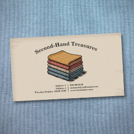 Tarjeta De Visita Tienda de segunda mano