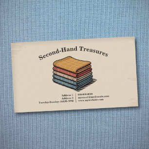 Tarjeta De Visita Tienda de segunda mano
