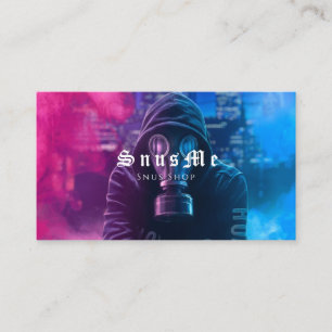 Tarjeta De Visita Tienda de Snus Tabaco Vape Humo Aceite de CBD