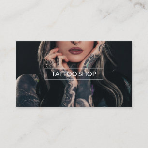 Tarjeta De Visita Tienda de tatuajes