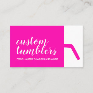 Tarjeta De Visita tienda de taza de viaje tumbler