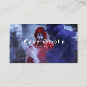 Tarjeta De Visita Tienda de vapeo de humo Cigarrillo electrónico