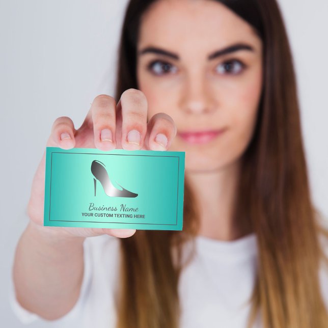 Tarjeta De Visita Tienda de zapatos (Shoe Store Business Cards)