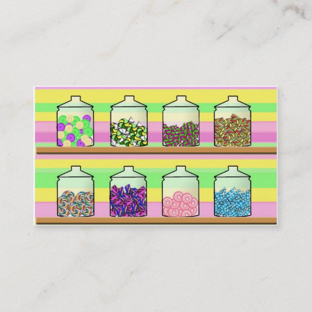 Tarjeta De Visita Tienda del caramelo (Anverso)