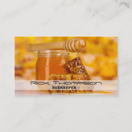 Tarjeta De Visita Tienda del granjero de la granja de la abeja del