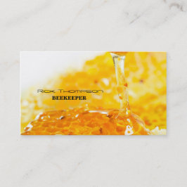Tarjeta De Visita Tienda del granjero de la granja de la abeja del
