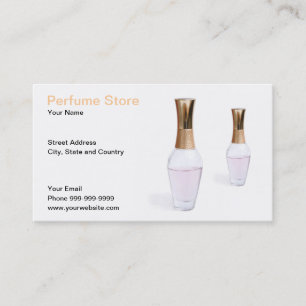 Tarjeta De Visita tienda del perfume