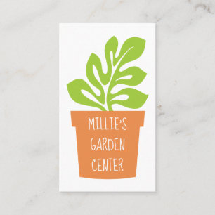 Tarjeta De Visita Tienda linda del jardín