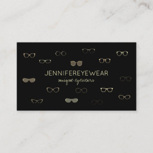 Tarjeta De Visita Tienda óptica especializada en anteojos Gafas de s