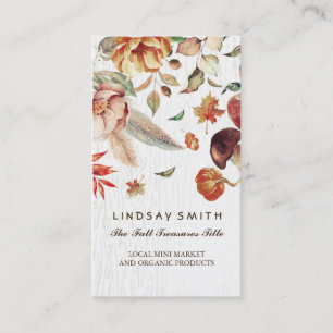 Tarjeta De Visita Tienda rural de la granja de los productos de la