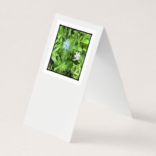 Tarjeta De Visita Tienda vertical Hope (Reverso)