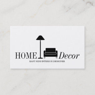 Tarjeta De Visita Tiendas de muebles de diseño interior