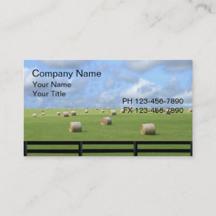 Tarjeta De Visita Tierra de cultivo del país