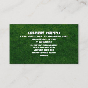 Tarjeta De Visita Tierra verde - modificada para requisitos