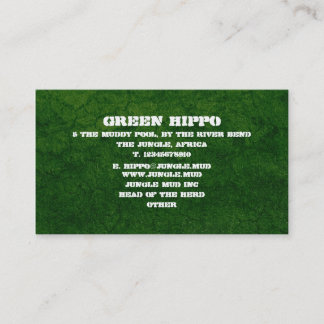 Tarjeta De Visita Tierra verde - modificada para requisitos