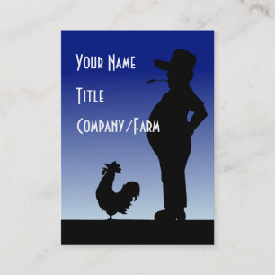 Tarjeta De Visita Tierras de labrantío Mornin