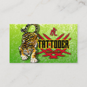 Tarjeta De Visita Tigre de Tattooer