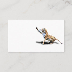TARJETA DE VISITA TIGRE ENOJADO