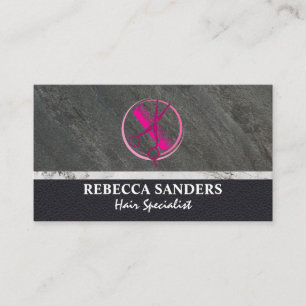 Tarjeta De Visita Tijeras de Pelo Logo de Salón