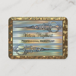 Tarjeta De Visita Tijeras dobles de Wythcoiffer profesionales