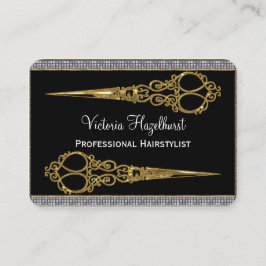 Tarjeta De Visita Tijeras dobles reales de Château profesionales