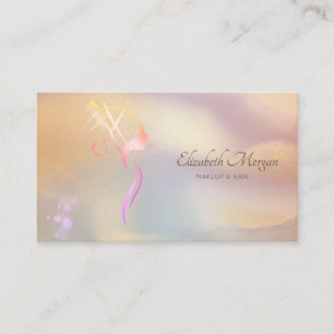 Tarjeta De Visita Tijeras Elegantes Peluquero Colorido