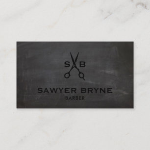 Tarjeta De Visita Tijeras estilistas rusas de barba de pelo vintage