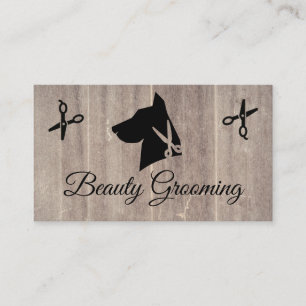 Tarjeta De Visita Tijeras K9 Dog Groomer