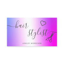 Tijeras metálicas estilíndricas púrpura modernas