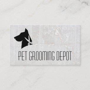 Tarjeta De Visita Tijeras para Perros Logo Cuidado de Mascotas Ani