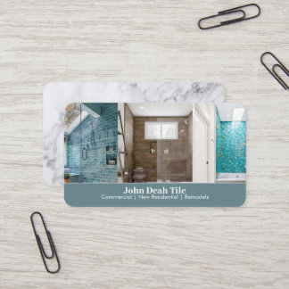 Tarjeta De Visita Tile Business Card