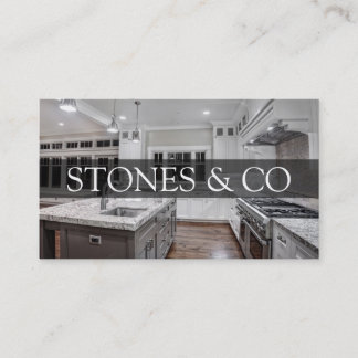 Tarjeta De Visita Tile Stone Granite Marble Construction Business