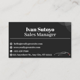 Tarjeta De Visita Timmerman — Automotive Care & Vehicle Enhancement