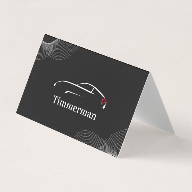 Tarjeta De Visita Timmerman — Automotive Care & Vehicle Enhancement (Anverso)