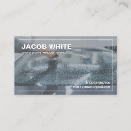 Tarjeta De Visita Tinta de la ventana del coche