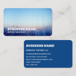 Tarjeta De Visita Tintado de ventanas solares de coches profesionale
