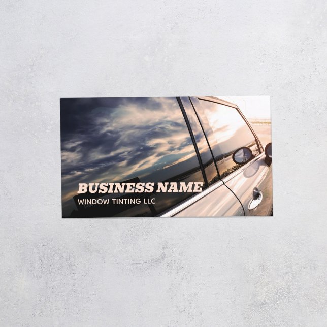 Tarjeta De Visita Tintado solar de la ventana del coche profesional (Window Tinting Cards)