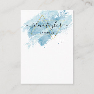 Tarjeta De Visita Típografía anillos de la pantalla titular de joyer