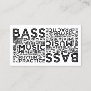 Tarjeta De Visita Tipografía baja