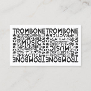 Tarjeta De Visita Tipografía del Trombone