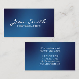 Tarjeta De Visita Tipografía minimalista elegante profesional