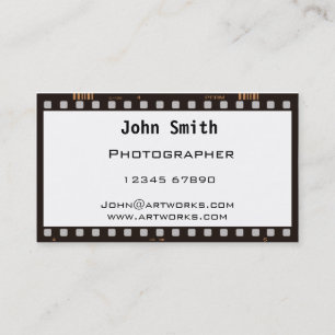 Tarjeta De Visita Tira de película