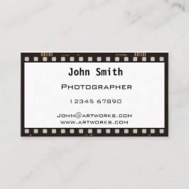 Tarjeta De Visita Tira de película
