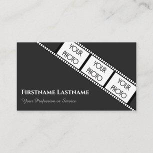 Tarjeta De Visita Tira de película para cineastas y videógrafos