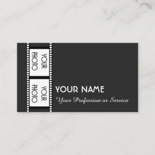 Tarjeta De Visita Tira de película para cineastas y videógrafos