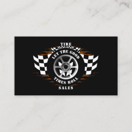 Tarjeta De Visita Tire Sales Store Mechanic Car Sales Parts Service 